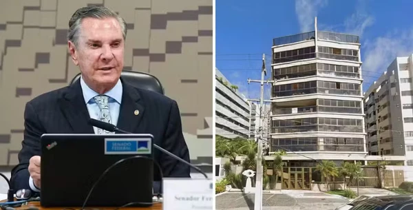 Cobertura onde Collor cumpre prisão domiciliar tem vista pro mar, piscina privativa e 4 suítes